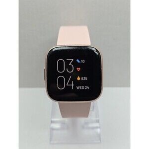 Fitbit Versa 2 Smartwatch Pink 40mm Alexa WR50M Always On Display No Charger